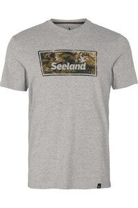 2024 Seeland Mens Falcon T-Shirt 4036920220014 - Dark Grey Melange